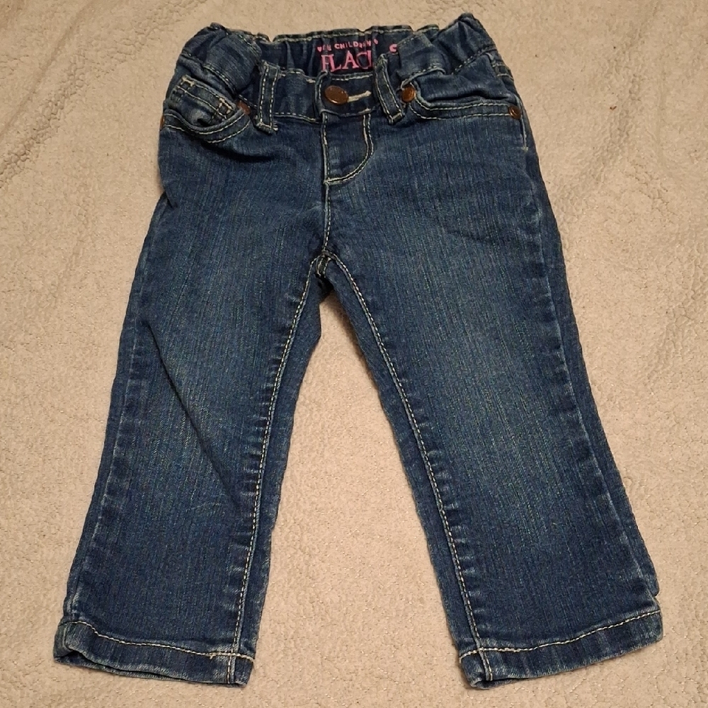 The Children's Place Blue Jeans Elastic Waist Comfort